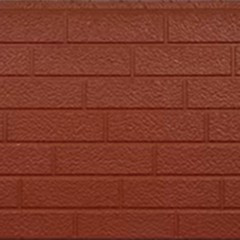 Panneaux métalliques sculptés, Carreaux muraux extérieurs
