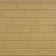 Panneaux métalliques sculptés, Carreaux muraux extérieurs