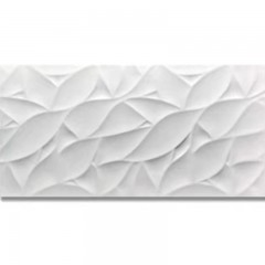 Carreaux muraux en arête de poisson motif mur intérieur blanc pur
