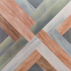 Carreaux imitation grain de bois vintage parquet