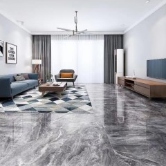Carreaux de céramique marbrés brillants tout en porcelaine