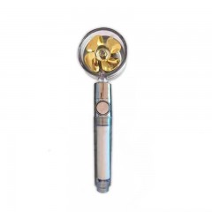 Pommeau de douche avec hélice de ventilation intégrée