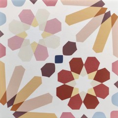 Carreaux Parquet coloré avec motif