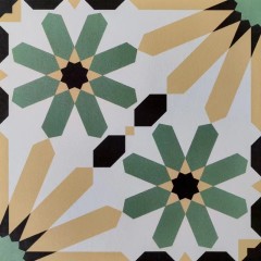 Carreaux Parquet coloré avec motif
