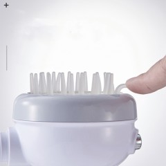 Pommeau robinet de douche à main avec dents de brosse intégré