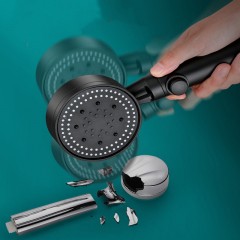 Pommeau de douche à cinq vitesses  pour salle de bain