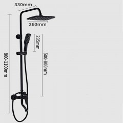 Pommeau de douche suralimentation pour set de douche