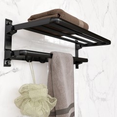 Etagère porte-serviettes en aluminium pour  salle de  bain