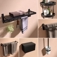 Etagère porte-serviettes en aluminium pour  salle de  bain