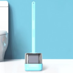 Brosse de toilette murale en silicone