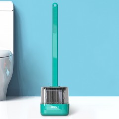 Brosse de toilette murale en silicone
