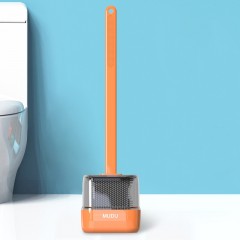 Brosse de toilette murale en silicone