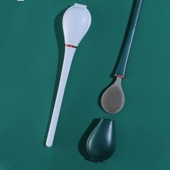 Brosse de toilette imitation silicone mural longue poignée