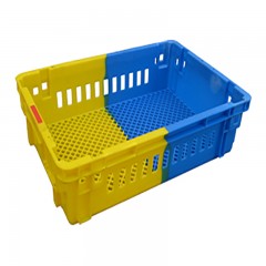 Paniers empilables en plastique