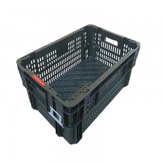 Panier en plastique empilable à l'envers