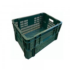 Panier en plastique empilable à l'envers