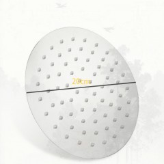Pommeau de douche pour salle de bain  en acier inoxydable
