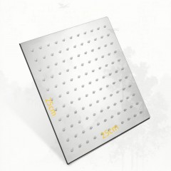 Pommeau de douche pour salle de bain  en acier inoxydable