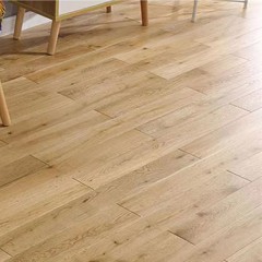 placher sol en bois massif mousqueton géothermique en chêne