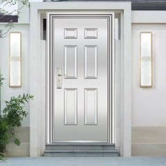 Portes de sécurité Portes extérieures en acier inoxydable à ouverture plate