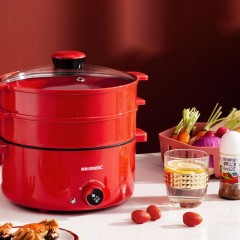 Cuiseur à vapeur électrique Doublure intérieure antiadhésive intelligente 3 litres grande capacité