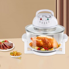 Friteuse intelligente 12L  Four à ondes lumineuses  Friteuse électrique multifonctionnelle  Four à air chaud 110V
