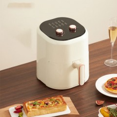 Friteuse à air domestique grande capacité intelligente sans huile,  petite machine à frites électrique automatique multifonctionnelle