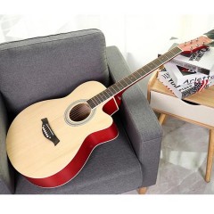 YD-D40Q Guitare acoustique en épicéa avec placage de 40 pouces