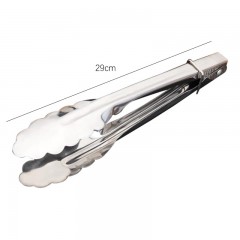 Pince de cuisine en acier inoxydable pour service à table