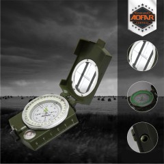 AOFAR AF-4580 Boussole fluorescente polyvalente en métal