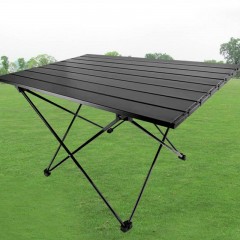 Table pliante extérieure en alliage d'aluminium portable