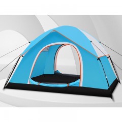 MIANBAOSHU Tente de camping  à double couche coupe-vent et imperméable