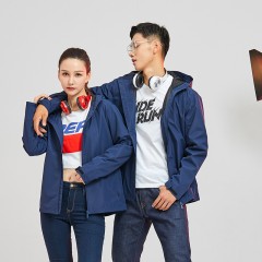 Sweat d'exterieur avec capuche coupe-vent et imperméable pour homme
