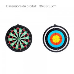 DAHANGJIA jeu de fléchettes en plastique plaque de fléchettes magnétique double face