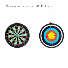 DAHANGJIA jeu de fléchettes en plastique plaque de fléchettes magnétique double face