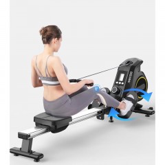 Rameur magnétorésistif silencieux pour sport à l'intérieur Machines à ramer