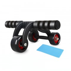 Équipement de fitness abdominalRoue pour exercices abdominaux  à trois roues