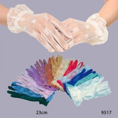 Liyuanwedding Gants de mariage en dentelle dentelle