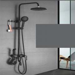 Pommeau  de douche robinet de salle de bain  tout cuivre noir