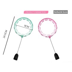 RUITENG Hula Hoop Cerceau  fitness  bicolore amovible exercice de reins