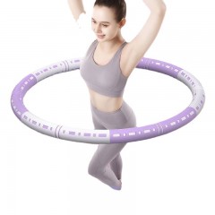 ZHIJIA Hula Hoop Cerceau  fitness  bicolore amovible exercice de reins