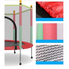 Trampoline avec filet de protection