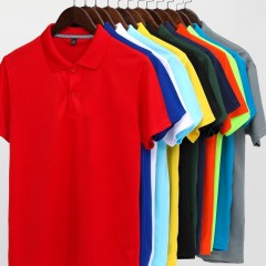 Polo à manches courtes pour hommes et femmes avec revers
