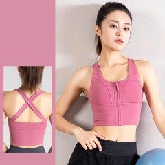 Débardeur de sport pour femmes antichoc dos croisé