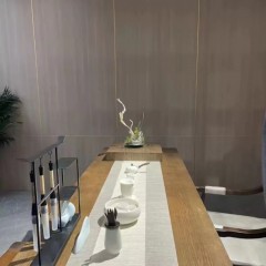 Panneau décoratif  en bambou fibre de bois grain de bois ignifuge