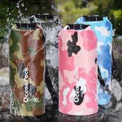 TOWADE sac de natation sec et humide séparation camouflage PVC imperméable