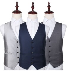 Gilet de costume homme simple boutonnage