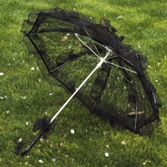 FEIFAN  parapluie décoratif en dentelle mini bois décoration pour fêtes et evenements
