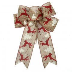Zhixiang ruban noeud papillon imitation polyester tissé de chanvre