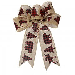 Zhixiang ruban noeud papillon imitation polyester tissé de chanvre